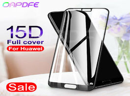Foto van Telefoon accessoires 15d protective glass on the for huawei p20 lite pro p9 p10 plus p smart tempere