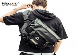 Foto van Tassen 2020 new casual fashion crossbody bags men high quality leather nylon messenger black laptop 