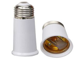 Foto van Lampen verlichting e27 to lengthen lamp base converter light extender socket extension bulb holder s
