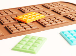 Foto van Huis inrichting 12 cavity square silicone cake molds chocolate diy mold baking equipment and accesso