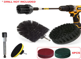 Foto van Huishoudelijke apparaten 20211 set 12 pcs electric drill brush kit plastic round cleaning for carpet