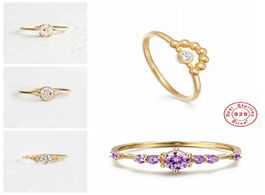 Foto van Sieraden luxury 925 sterling silver anillos glitter zircon finger rings for women lovers anniversary