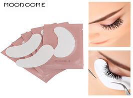 Foto van Schoonheid gezondheid 200 pairs eye pads lint free sterile hydrogel patch for eyelash extension supp