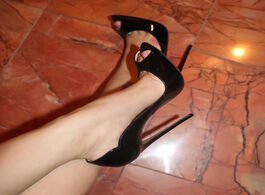 Foto van Schoenen doris fanny 2020 red bottoms leopard shoes black sexy high heels women stiletto pumps