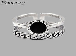 Foto van Sieraden foxanry 925 sterling trendy elegant vintage rings for charm women girl prevent allergy jewe