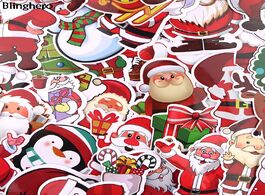 Foto van Kantoor school benodigdheden bh1165 blinghero cartoon stickers 35pcs set christmas wall decorative r