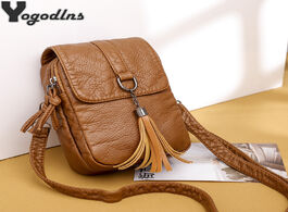 Foto van Tassen new small pu leather shoulder bag casual handbag crossbody bags for women phone pocket girl t