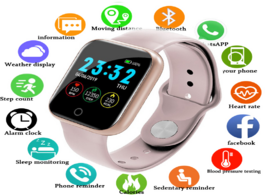 Foto van Horloge new y68 pro smart watch sport metal dial pedometer music control multiple dials heart rate f