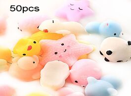 Foto van Speelgoed 50pcs mini cute animals squishy toys anti stress relief squeeze toy squishi gift dxad