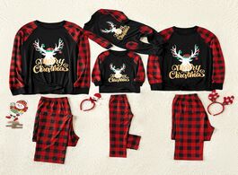 Foto van Baby peuter benodigdheden family christmas matching pajamas set xmas adult kids cute nightwear pyjam