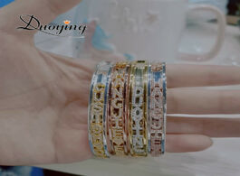 Foto van Sieraden duoying diy slider charms bangles custom name bracelets bangle zirconia letters personalize