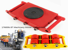 Foto van Auto motor accessoires machinery mover machine dolly skate roller 360 rotation 8t heavy duty cargo t