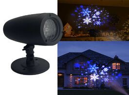 Foto van Lampen verlichting christmas led laser snowflake projector xmas garden snow landscape lamp lights ou