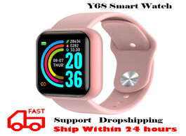 Foto van Horloge y68 smart watch women men blood pressure fitness tracker waterproof bracelet heart rate moni