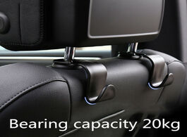 Foto van Auto motor accessoires 2pcs creative car seat truck coat back hooks organizer universal headrest mou