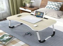 Foto van Meubels for russian portable laptop stand holder study table desk wooden foldable computer bed sofa 