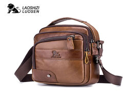 Foto van Tassen luxury brand genuine leather men messenger bags quality guarantee business casual handbag mal