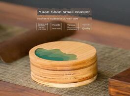Foto van Huis inrichting creative japanese style bamboo anti scald insulation teacup mat tray kung fu tea set