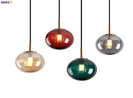 Foto van Lampen verlichting iwhd nordic style little glass ball pendant lights fixtures bedroom living room l
