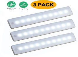 Foto van Lampen verlichting led closet light 10 motion sensor under cabinet stick on anywhere night bar safe 