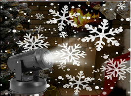 Foto van Lampen verlichting christmas snow projector light snowflake laser stage lighting lamp garden decorat