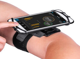 Foto van Tassen rotatable universal phone holder outdoor wrist running sports arm band case 4 6 inch bag jogg