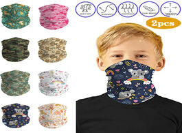 Foto van Baby peuter benodigdheden 2pc kids outdoor bandana neck gaiter scarf sun mask protection face covera