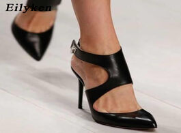 Foto van Schoenen eilyken summer new high heels pumps gladiator sandals fashion ankle buckle strap pointed to