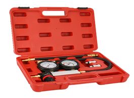Foto van Auto motor accessoires car cylinder leak compression leakage detector petrol engine tester with box 
