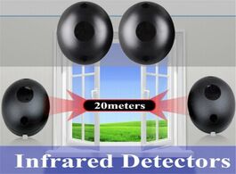 Foto van Beveiliging en bescherming 2pcs infrared beam detector home security 20m double alarm photoelectric 