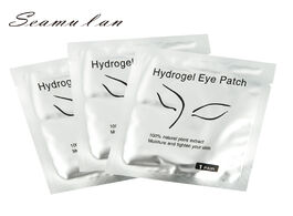 Foto van Schoonheid gezondheid eye pads 50 pairs eyelash under lint free patches for extension supplies lash 