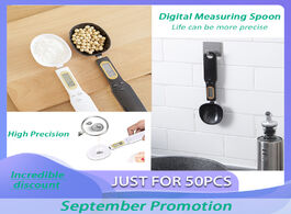 Foto van Huis inrichting 500g 0.1g lcd display digital kitchen measuring spoon electronic scale mini baking s