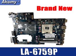 Foto van Computer laptop motherboard for lenovo g470 pc mainboard piwg1 la 6759p hdmi full tesed ddr3