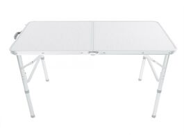 Foto van Meubels foldable folding table desk camping outdoor garden picnic aluminium alloy portable