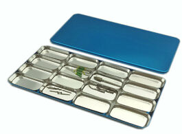 Foto van Schoonheid gezondheid 16 rack dental box for bur h k file holder block sterilizer case disinfection 