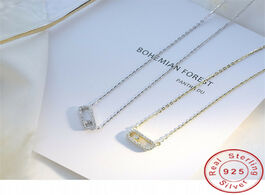 Foto van Sieraden elegant boho lab diamond pendant real 925 sterling silver charm party wedding pendants neck