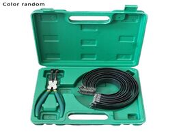 Foto van Auto motor accessoires professional piston ring compressor cylinder installer with plier 14 band too
