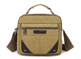 Foto van Tassen men s travel crossbody bags cool canvas handbag fashion messenger high quality brand shoulder