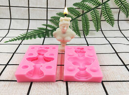 Foto van Huis inrichting venus sculpture resin clay silicone candle mold handmade home decor