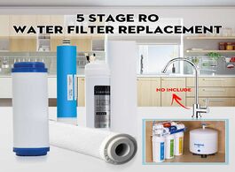 Foto van Huishoudelijke apparaten 5pcs 5 stage reverse osmosis ro water filters replacement set with filter c