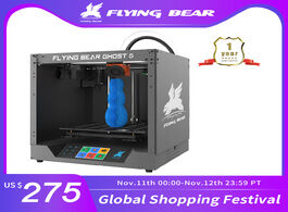 Foto van Computer free shipping flyingbear ghost 5 full metal frame high precision diy 3d printer kit imprima