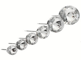 Foto van Bevestigingsmaterialen 10pcs crystal upholstery nails diamond buttons decorative tacks studs pins 14