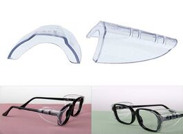 Foto van Huis inrichting 2pcs safety eye glasses side shields non toxic clear flexible plastic safe protectio