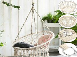 Foto van Meubels small round hammock chair outdoor indoor dormitory bedroom yard for child adult swinging han