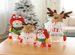 Foto van Huis inrichting home christmas candy jar holiday decoration storage children creative gift santa cla