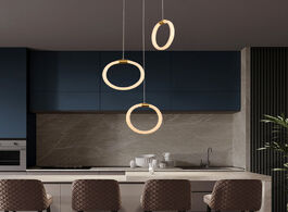 Foto van Lampen verlichting fanpinfando modern led pendant lights design for living room bedroom study hangin