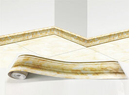 Foto van Woning en bouw wallpaper borders 3d marble texture wall sticker kitchen bathroom living room home de