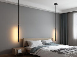 Foto van Lampen verlichting nordic modern simple style led pendant lights for bedroom read kitchen black hang