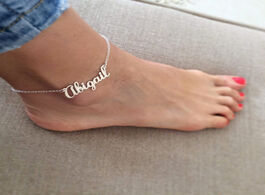 Foto van Sieraden gorgeous tale sukree link fashion personalized custom name anklet jewelry stainless steel r