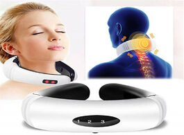 Foto van Schoonheid gezondheid electric pulse neck and back massager far infrared heating analgesic tool for 